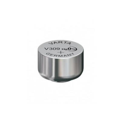 Pile oxyde argent pour montres V309 (SR48) SR754W 1,55 Volt - VARTA