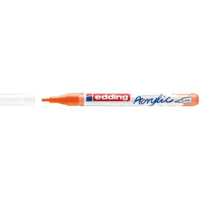 Marqueur Acrylique 5300 Orange fluorescent Pointe Fine 1-2 mm - EDDING
