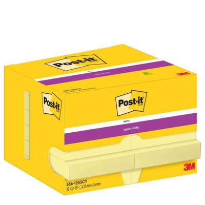 Bloc-note adhésif Super Sticky Notes, 51 x 76 mm - Post-it
