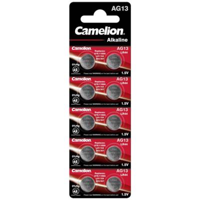 Pack de 10 piles Alcaline AG13 0% Mercury/Hg - CAMELION