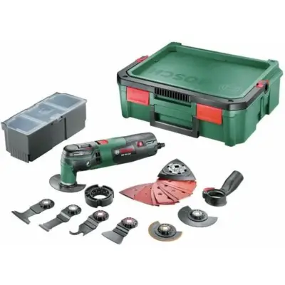 Outil multifonction - PMF 250 CES - BOSCH - avec 1 boîte à outils SystemBox + 20 Accessoires - 0603102106 - Maxoutil