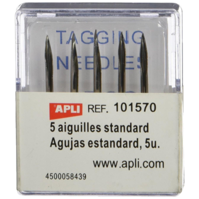 Boîte de 5 aiguilles pour pistolet réf.101545 Standard - Apli-Agipa