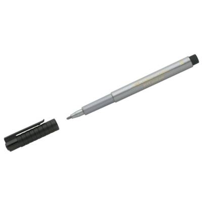Stylo feutre à encre de chine pigmentée PITT artist pen 1,5 mm Argent - FABER-CASTELL