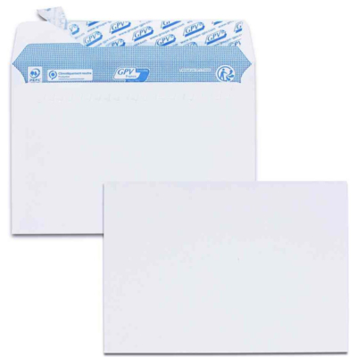 Enveloppes, C6, 114 x 162 mm, blanc, sans fenêtre - GPV