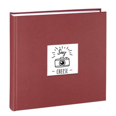 Album photo Jumbo "Fine Art" 30 x 30 cm 100 pages blanches Bordeaux - HAMA