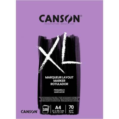 Bloc pour croquis "XL MARKER" 70g A4 100 Feuilles - CANSON