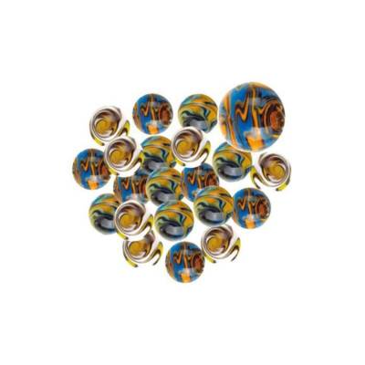 Sachet de 20 Billes 16mm et un Calot 25mm DIABOLIC - KIM'PLAY