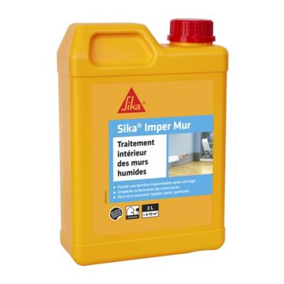 Résine prête à l'emploi IMPER MUR blanc - bidon de 2l - Gedimat - SIKA