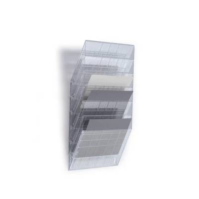 Kit 6 porte brochures "FLEXIBOXX 6" A4 Paysage Extensible Transparent - DURABLE