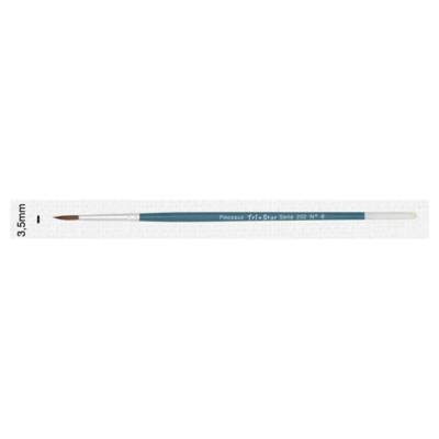 Pinceau Rond Poils de Poney Manche Laqué Taille n°8 - OZ INTERNATIONAL