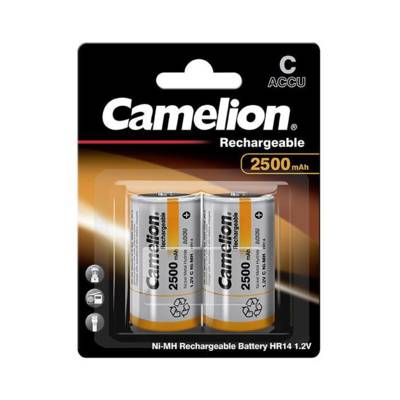 Pack de 2 piles rechargeables HR14 D Mono 2500mAh - CAMELION