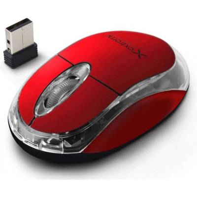 Souris sans Fil HARRIER 2.4GHZ Optique 3D USB Rouge - EXTREME