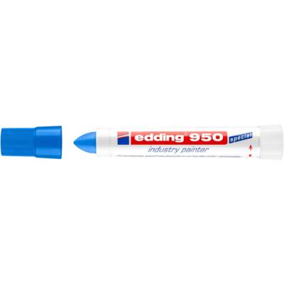 Marqueur Peinture Spécial Industrie 950 Bleu Pointe Ronde 10 mm - EDDING