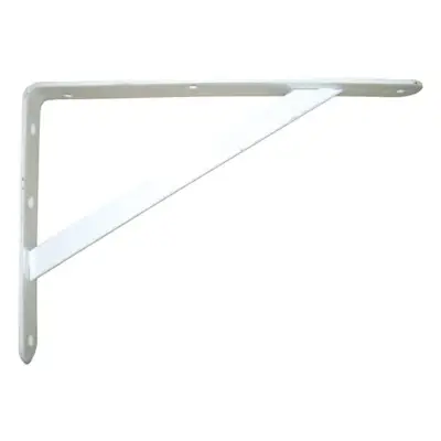 Console lourde charge avec jambe de force 250 x 400 mm TORBEL - blanche - J503693 - TORBEL INDUSTRIE