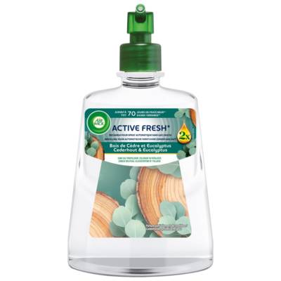 Recharge diffuseur spray automatique désodorisant sans gaz Bois de Cèdre & Eucalyptus - AIR WICK