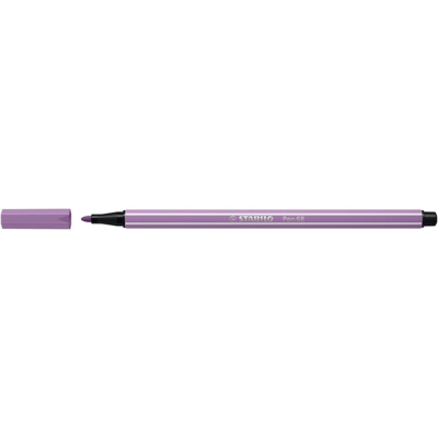 Stylo feutre Pen 68 pointe moyenne mauve glycine - STABILO