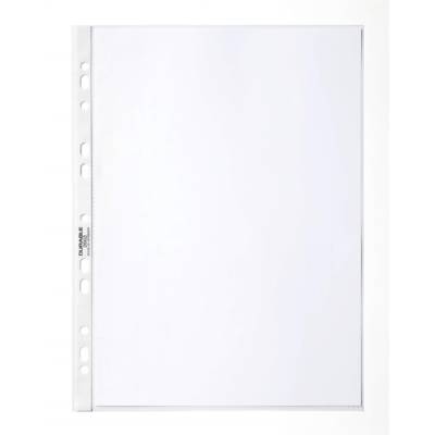 Sachet de 10 Pochettes perforées transparentes BUSINESS A4 PP - DURABLE