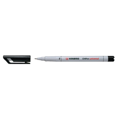 Feutre pour Transparent OHPen encre soluble Pointe fine noir - STABILO