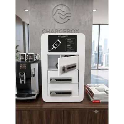 Borne de recharge murale 3 casiers Compact 3 - ChargeBox France