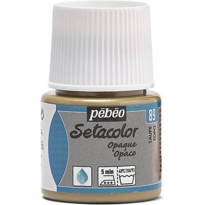 Setacolor Flacon 45ml Peinture pour Tissu TAUPE - PÉBÉO