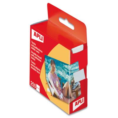 Boite de 250 pastilles double-face 10 x 16 mm - APLI-AGIPA