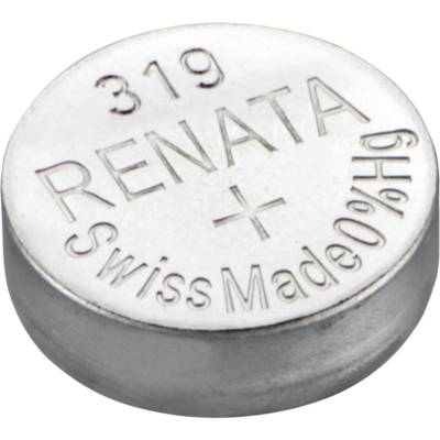 Pile bouton Silver Oxyde 319 / SR527 SW 0% Mercure 1,55V - RENATA