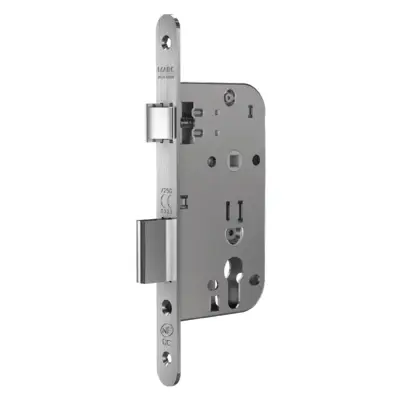 Serrure à cylindre MARC 7250 NF.QC pêne métal axe à 50 mm carré 7 - Ent. 70 mm tétière noire - 1725950003 - MARQUES SA