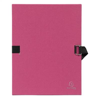 Chemise dos extensible papier - 24x32cm - Bordeaux - EXACOMPTA