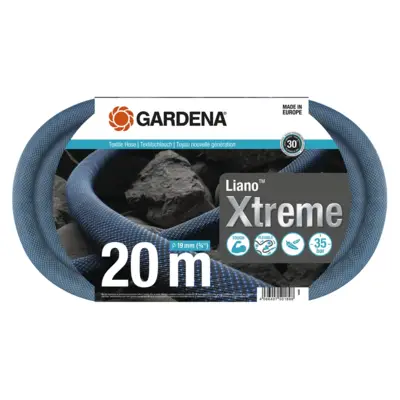 Tuyau Textile Hose Liano Xtreme 19 mm (3/4") - 20 m - GARDENA - 18480-20