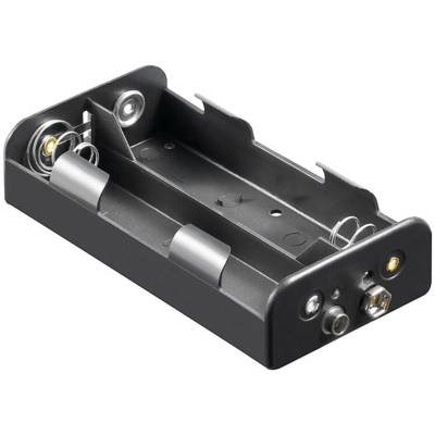 4x C (Baby) porte-piles Bouton-poussoir - GOOBAY