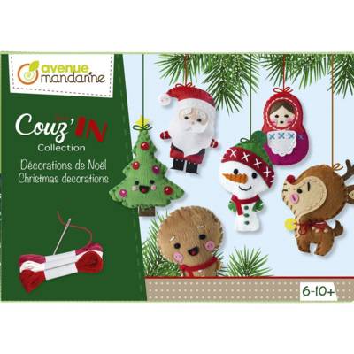 Boîte créative, Décorations de Noël Mini Couz'In - AVENUE MANDARINE
