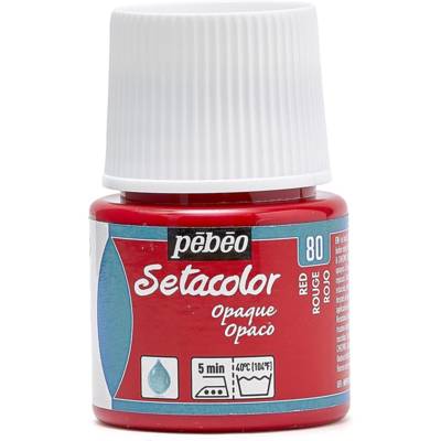 Setacolor Flacon 45ml Peinture pour Tissu ROUGE - PÉBÉO