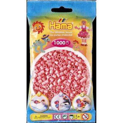 Sachet de 1000 perles à repasser midi 5 mm Rose - HAMA