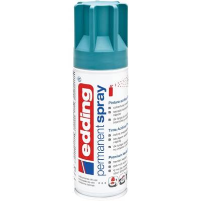 Spray Peinture Permanente 200ml pétrole, pour extérieur et intérieur - EDDING