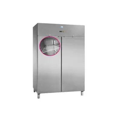 Armoire froid positif 2P - GN2/1 (650x530mm) - Sur Roulettes - Reconditionné - OEAPRG-1402HC - DAP DISTRIBUTION