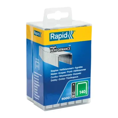 Agrafes en fil plat de 140/12mm de large - RAPID - boite de 5000 - 40303091 - RAPID AGRAFAGE SA - ISABERG