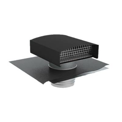 Chapeau de toiture métallique CTM125 - ardoise - 6055 - Maxoutil