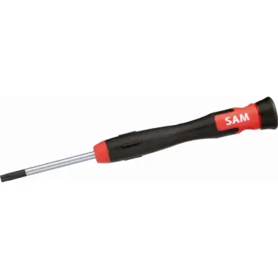 Tournevis de precision 6 pans creux 2,5 mm SAM - 276HM2,5 - SAM OUTILLAGE