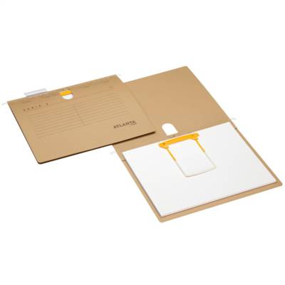 Dossier suspendu A4 avec JalemaClip marron kraft: Serie E - 5 pcs. - DJOIS