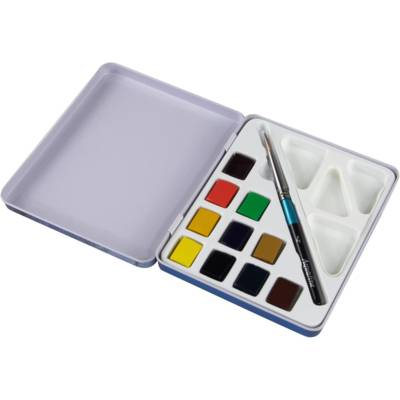 Mini boîte aquarelle de voyage - 10 couleurs - DALER ROWNEY