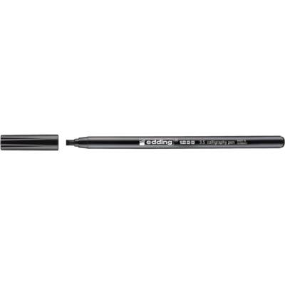 Feutre calligraphie 1255 noir (3.5) 3,5 mm - EDDING