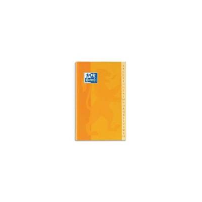 Répertoire reliure brochure 14,8x21cm 192P petits carreaux papier 90g - OXFORD