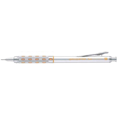 Portemines GRAPHGEAR 1000 Mine 0,9 mm Argent Jaune - Pentel
