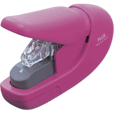 Agrafeuse sans agrafes SL-106AB 5 feuilles Rose - PLUS Japan