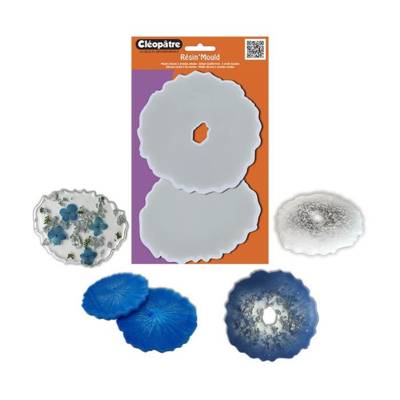Moules résine géodes - CLÉOPÂTRE