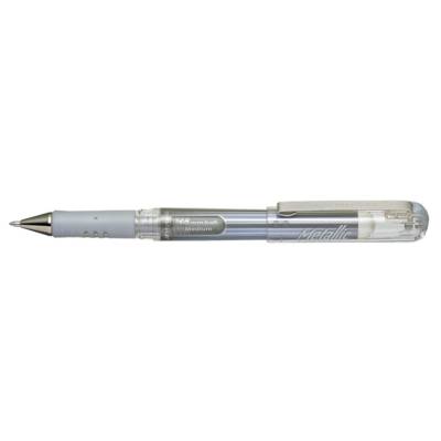 Roller encre gel métallique Hybrid Gel Grip DX K230 Argent - Pentel
