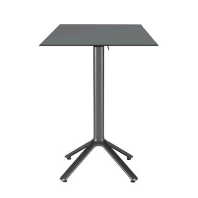 Mange-debout rabattable 60x60cm gris anthracite - terrasse - RestooTab