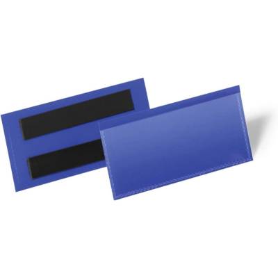 Lot de 50 Plaques de signalisation magnétique 100 x 38 mm Bleu - DURABLE