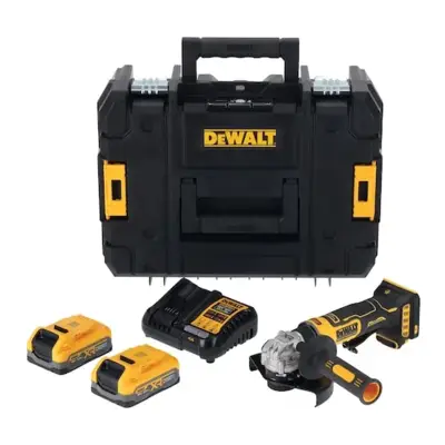 Meuleuse compacte 125 mm XR 18V 3,5 Ah Li-Ion Brushless powerstack - DEWALT - DCG404S2T-QW