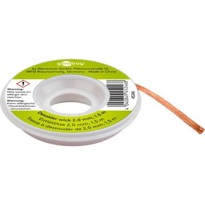 Tresse à Dessouder 2 mm x 1,5 m - FIXPOINT